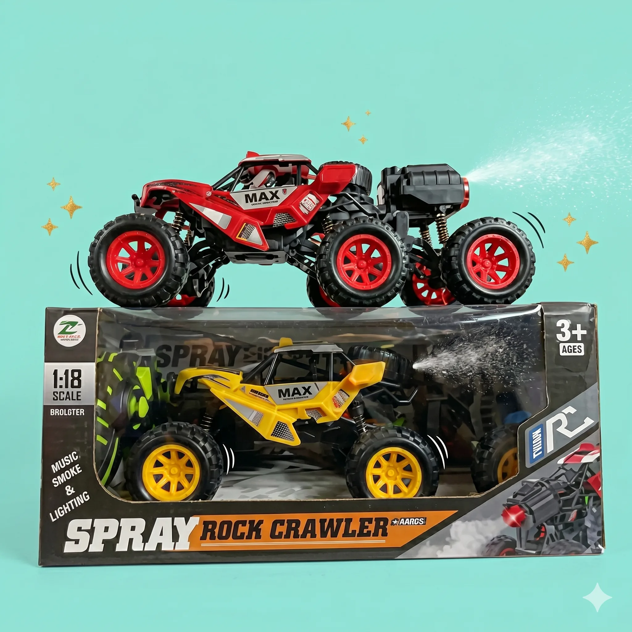 RC Off-Road Spray Truck (1:18 Scale)