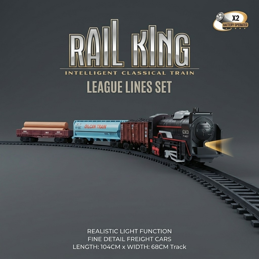 Rail King classic train set (4pcs set)